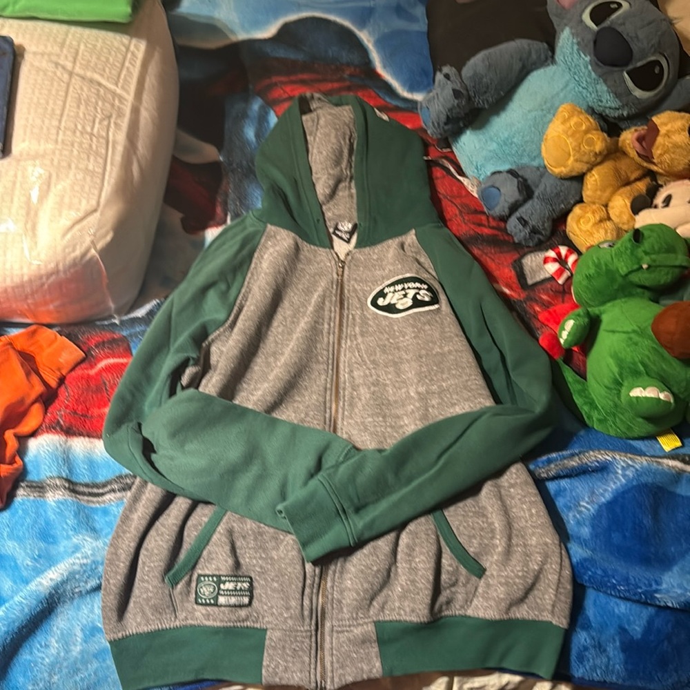 NFL team shop team jets size L green grey